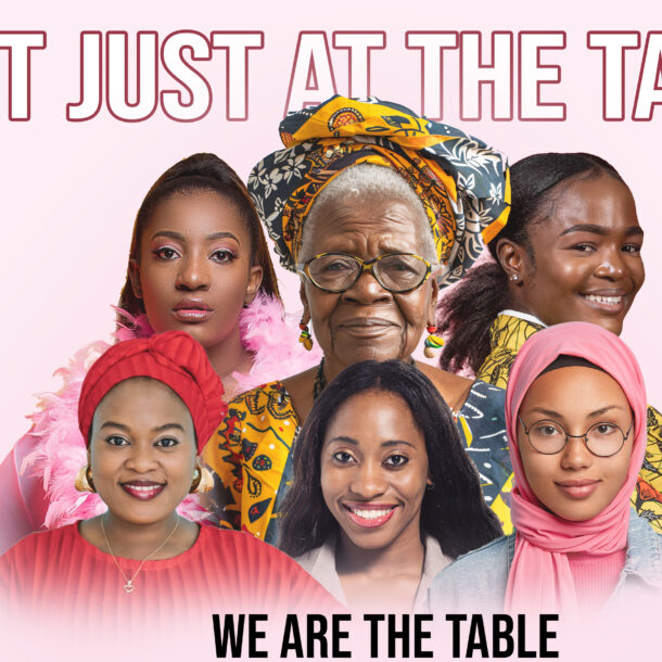A diverse group of women standing together, representing strength, leadership, and inclusivity across all backgrounds.